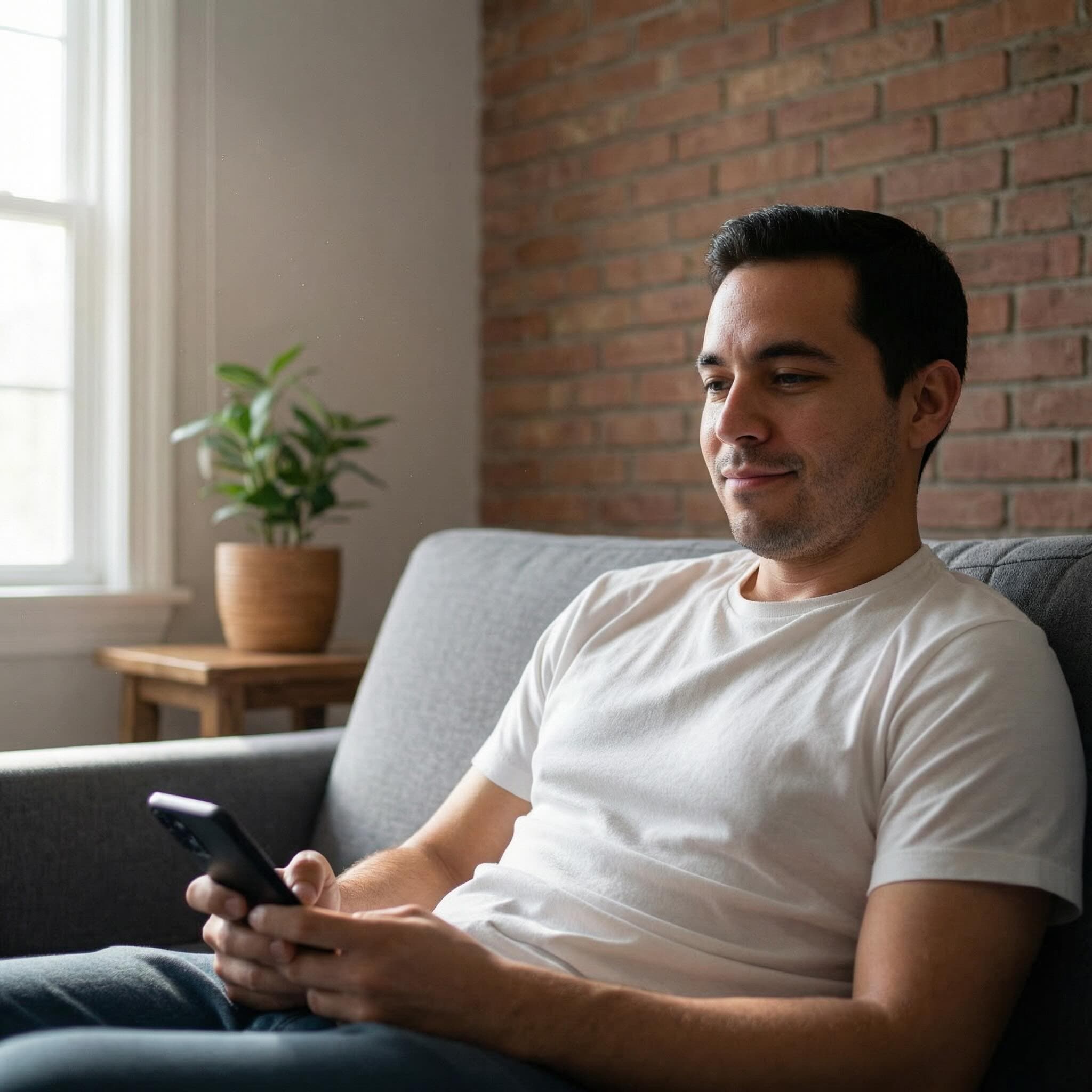 Pareja usando la aplicación Fintaak